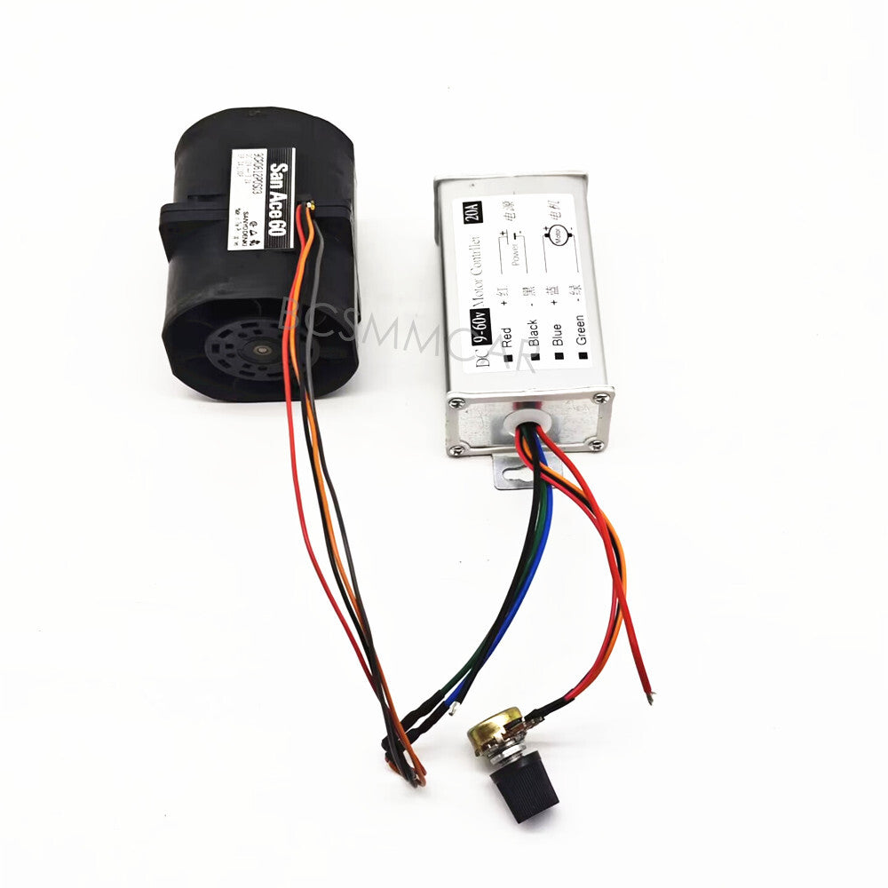 Car Turbine Power Turbo Charger Boost Air Intake Double Fan Stepless Controller