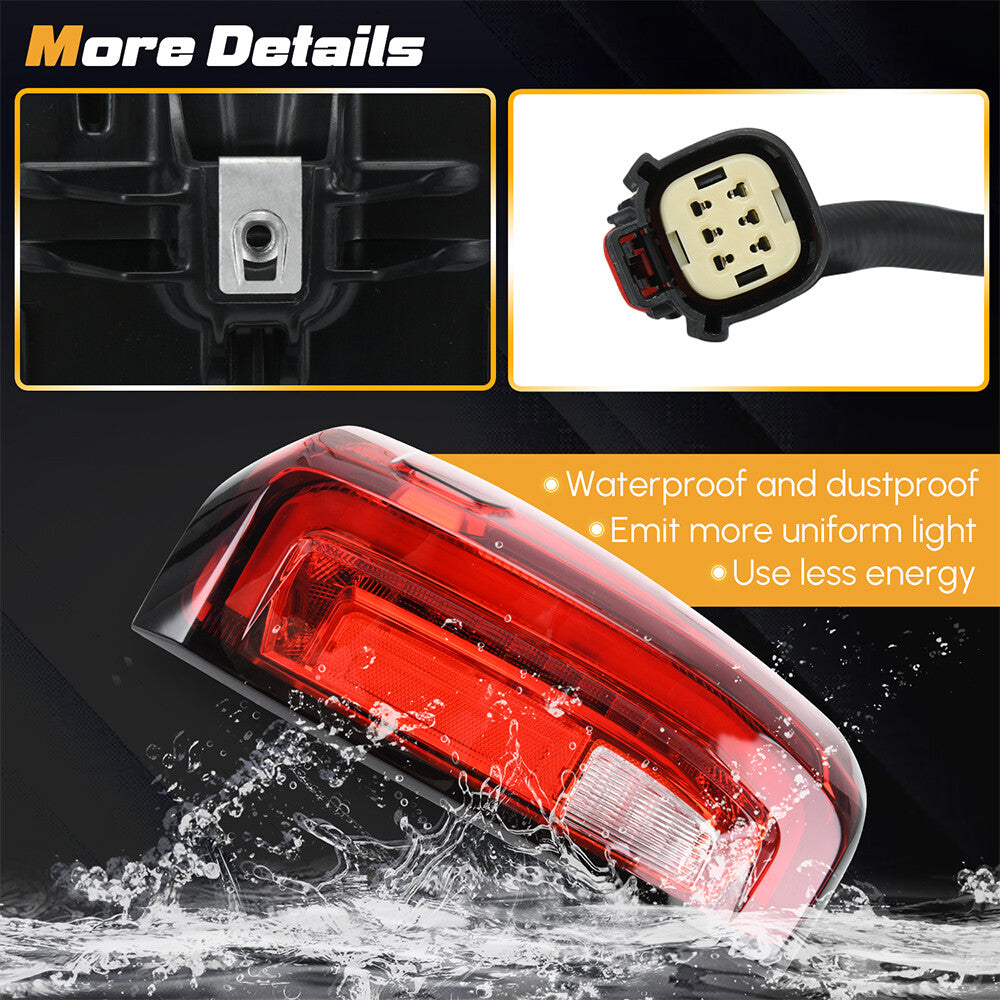 Right LED Tail Light For 2019-2023 for GMC for Sierra Rear Brake Taillamp Passenger
