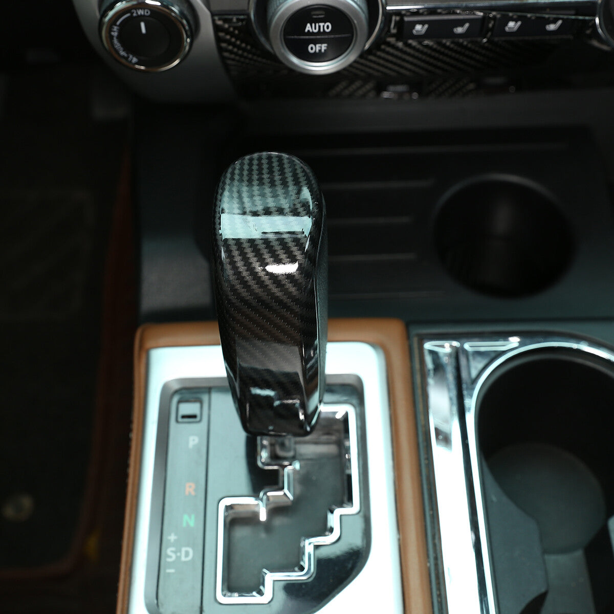 4-Piece Silver ABS Exterior Door Cup Trim Cover for Toyota Tacoma 2016-2022