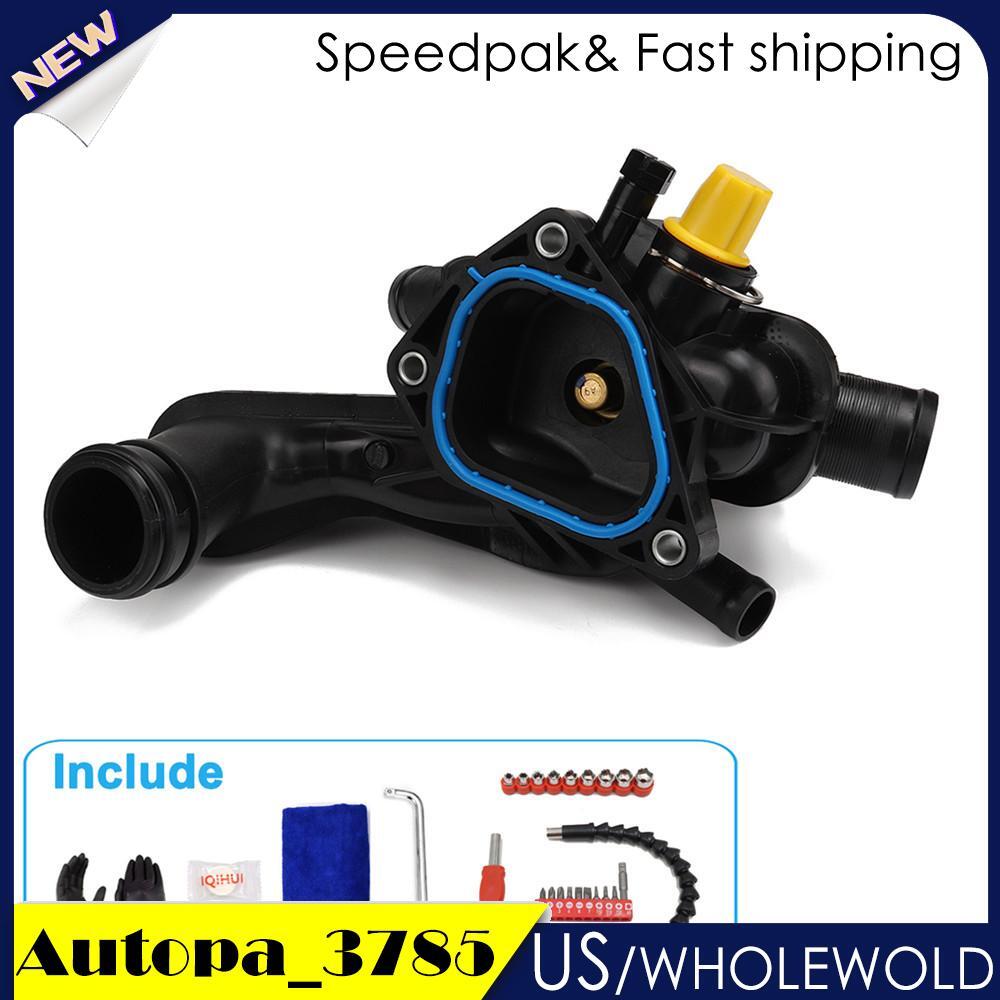 Engine Coolant Thermostat and Housing Assembly 11537534521 Fits for Mini Cooper
