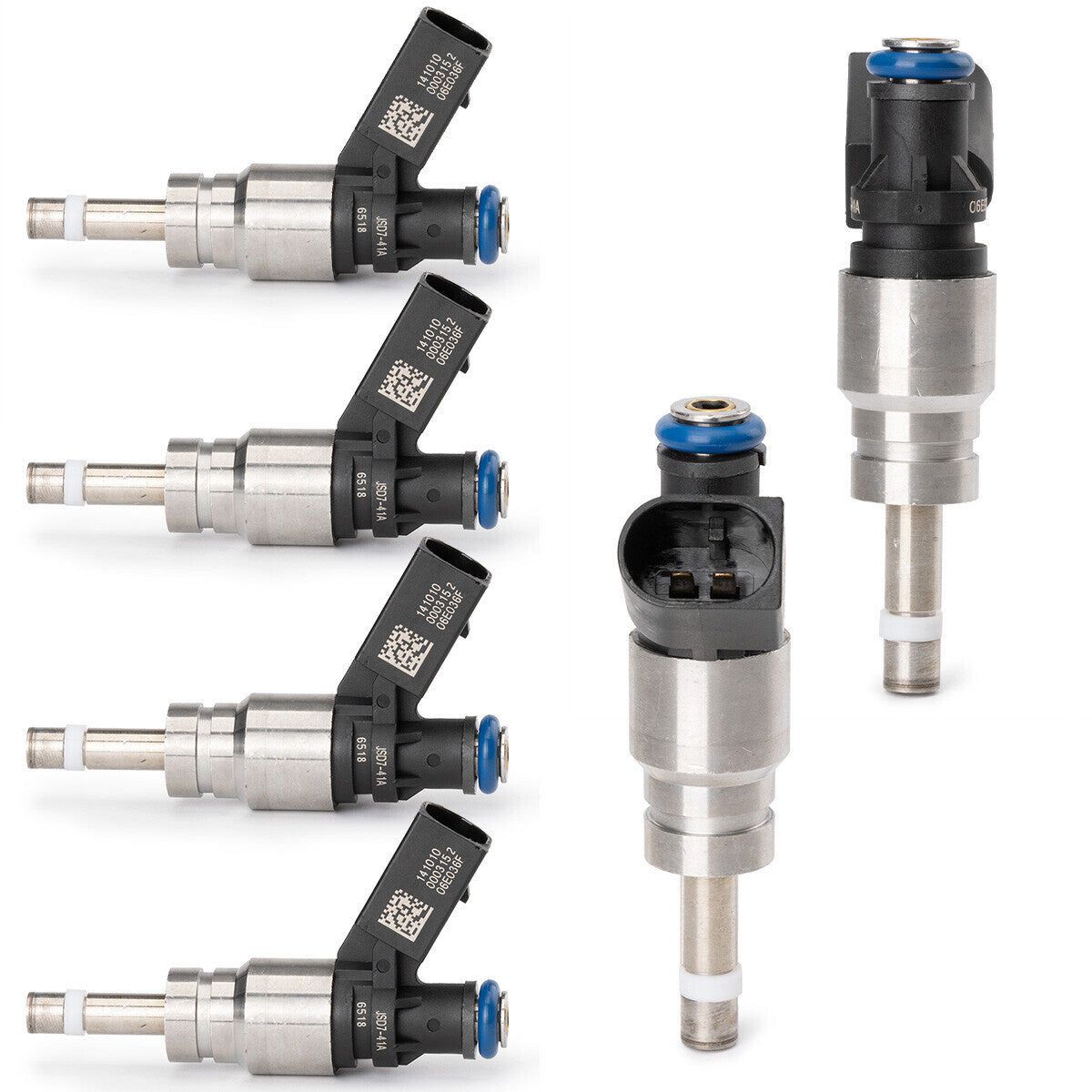 6 Fuel Injectors FJ1022 for Audi for A4 / for A4 Quattro for A6 / for A6 Quattro 3.2L 2005-2008