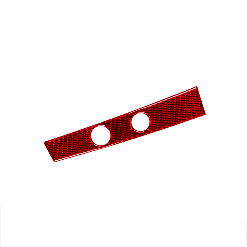 Red Steering Wheel Left Trim Cover Carbon Fiber for Chevrolet COBALT 2005-2010