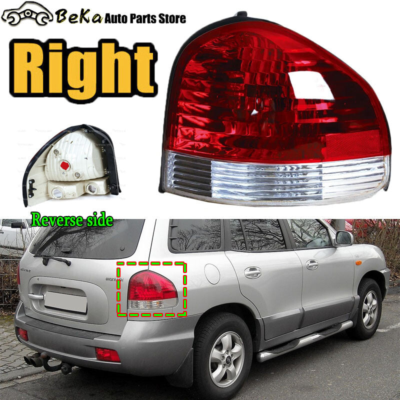1-pack of right rear taillight and brake light for Hyundai Santa Fe 2001-2006 (without bulb)