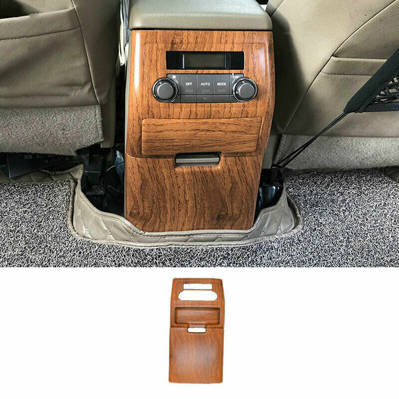 for Toyota Highlander 2008-2013 Wood Grain Rear Air Outlet Vent Panel Cover Trim