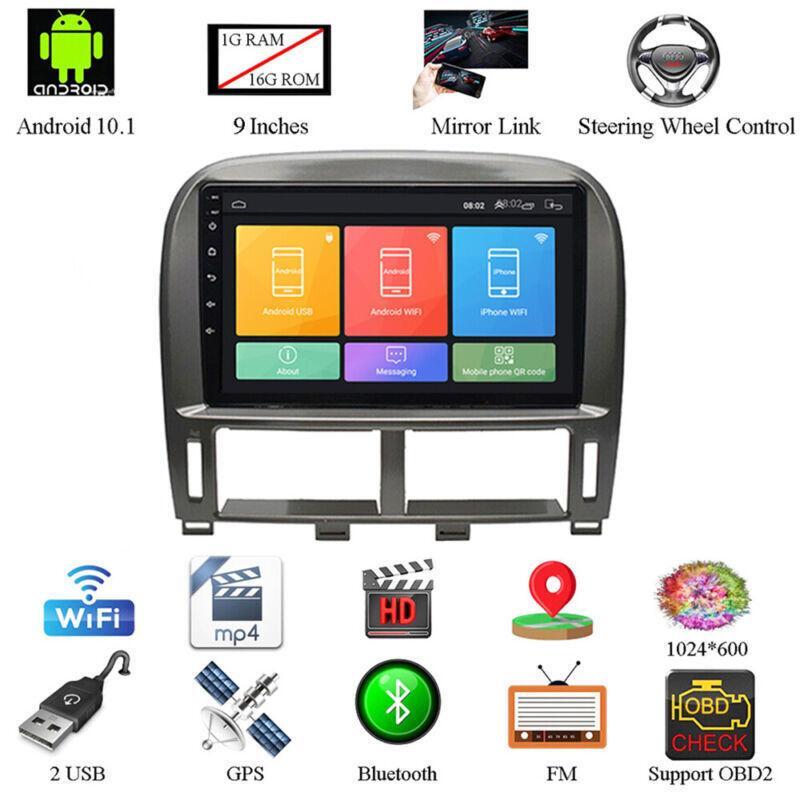 for Lexus LS430 2001-2006 Android 10.1 Car DVD Player GPS Navi Radio Stereo Wifi