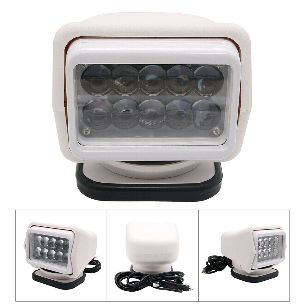 50W Led Remote Control Search Light 360¡ã Magnetic Base Truck Boat Camping