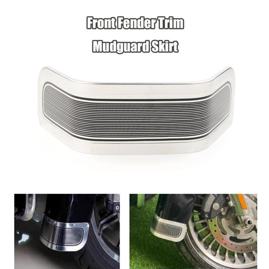 Front Fender Trim Skirt Chrome for Harley 80-13 Touring FLSTC FLSTN Road King