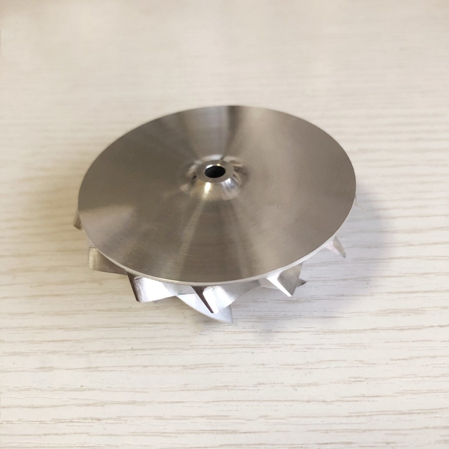 .RHF5 52.56/68.00 mm 7+7 Blade High-Performance Turbine Billet Compressor Wheel