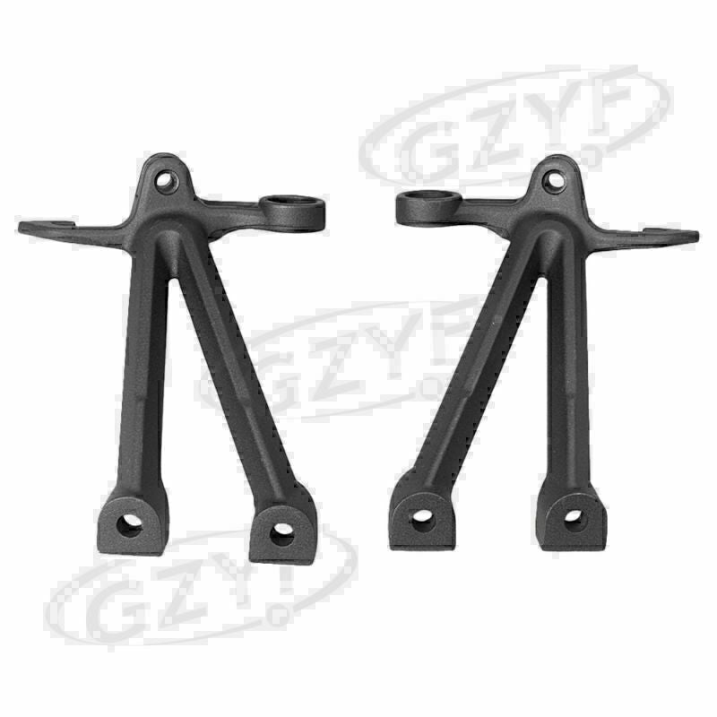 for Suzuki GSXR 1000 2007 2008 Rear Passenger Footrest Foot Pegs Brackets