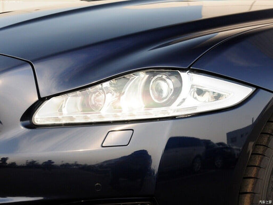 Replacement protective cover for the left transparent headlight lens of for Jaguar XJ 2010-2019.