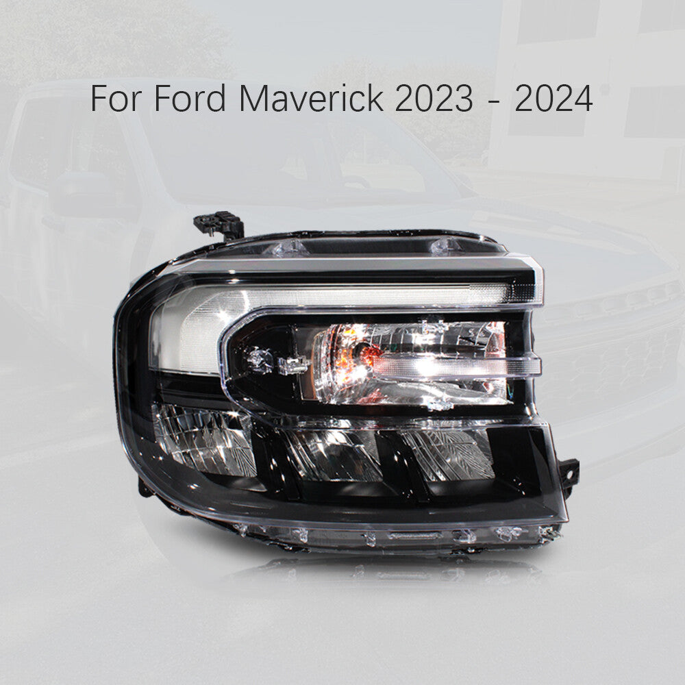 LED Headlight Assembly Black For 2022-2024 for Ford Maverick Right Passenger Side