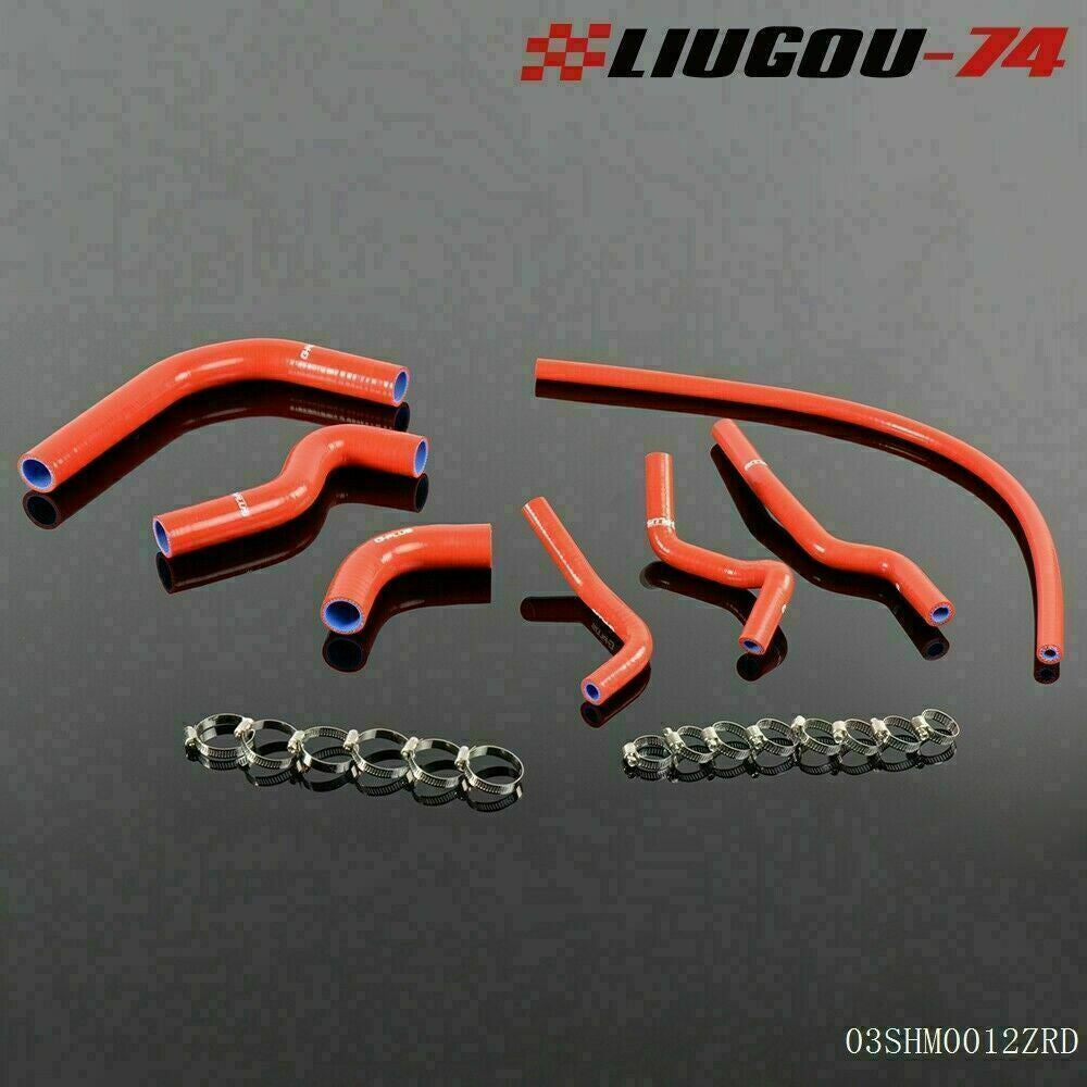 Silicone radiator hose kit for SUZUKI SAMURAI 1986-95 1992 1993 1994 Red USA