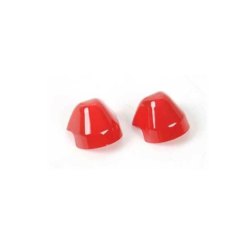 Fit for Ford for Mustang 2015-2022 Paint Red for Seat Belt Adjustment Cover Trim 2PCS