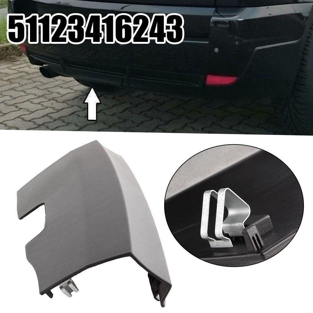 Rear Bumper Tow Bar Hole Cover Cap For E83 X3 2006-2010/51123416243/Plastic