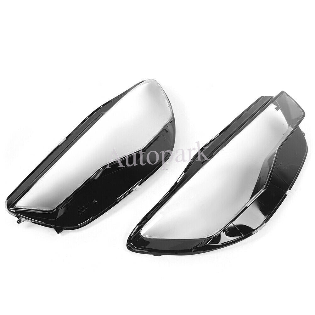 LeftRight Headlight Headlamp Lens Cover Shell for Audi A6 C7 2016 2017 2018