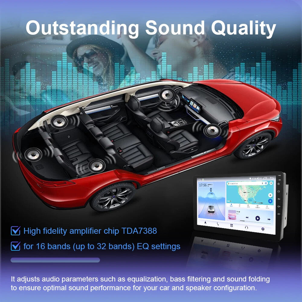 Car Radio Android 13 Auto Video Player Stereo GPS Navigation System intelligent