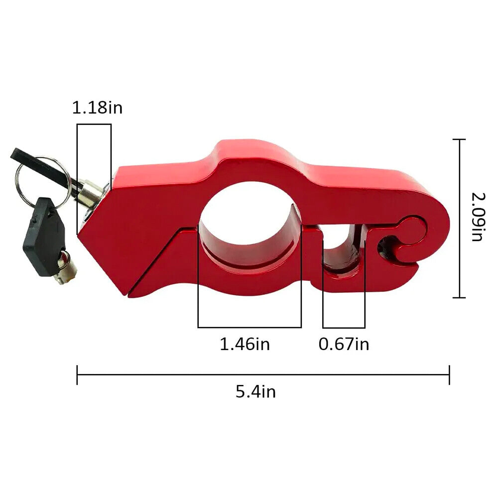 Universal Motorcycle Handlebar Brake Security Lock Anti Theft For Scooter ATV