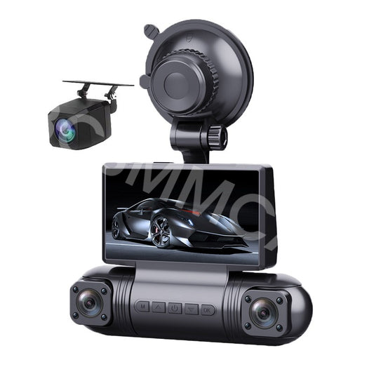 HD Car Dash Cam 4 Lens Front Inside Rotatable Video Recorder WiFi 4 Channels
