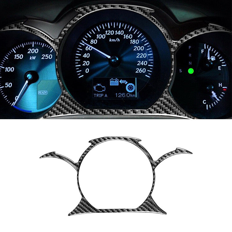 For 06-11 for Lexus GS Series Carbon Fiber Speedmeter Decorative Sticker Trim Cover