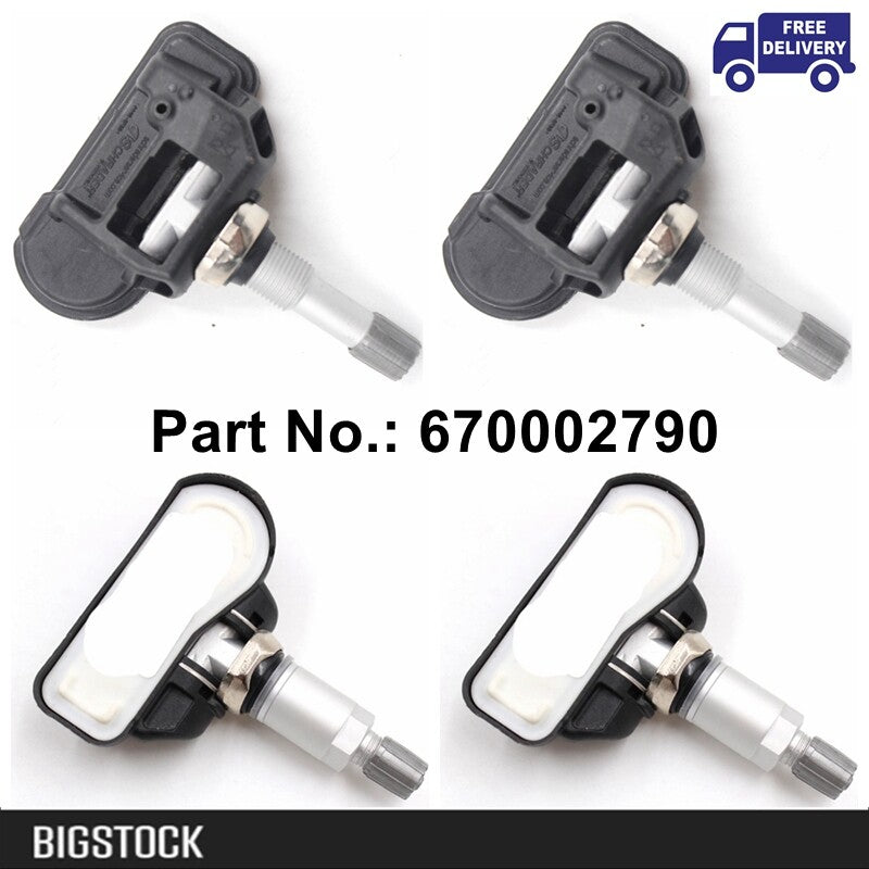 4PCS Tire Pressure Sensor TPMS 670002790 0009050030 433MHZ for Benz High Qualit
