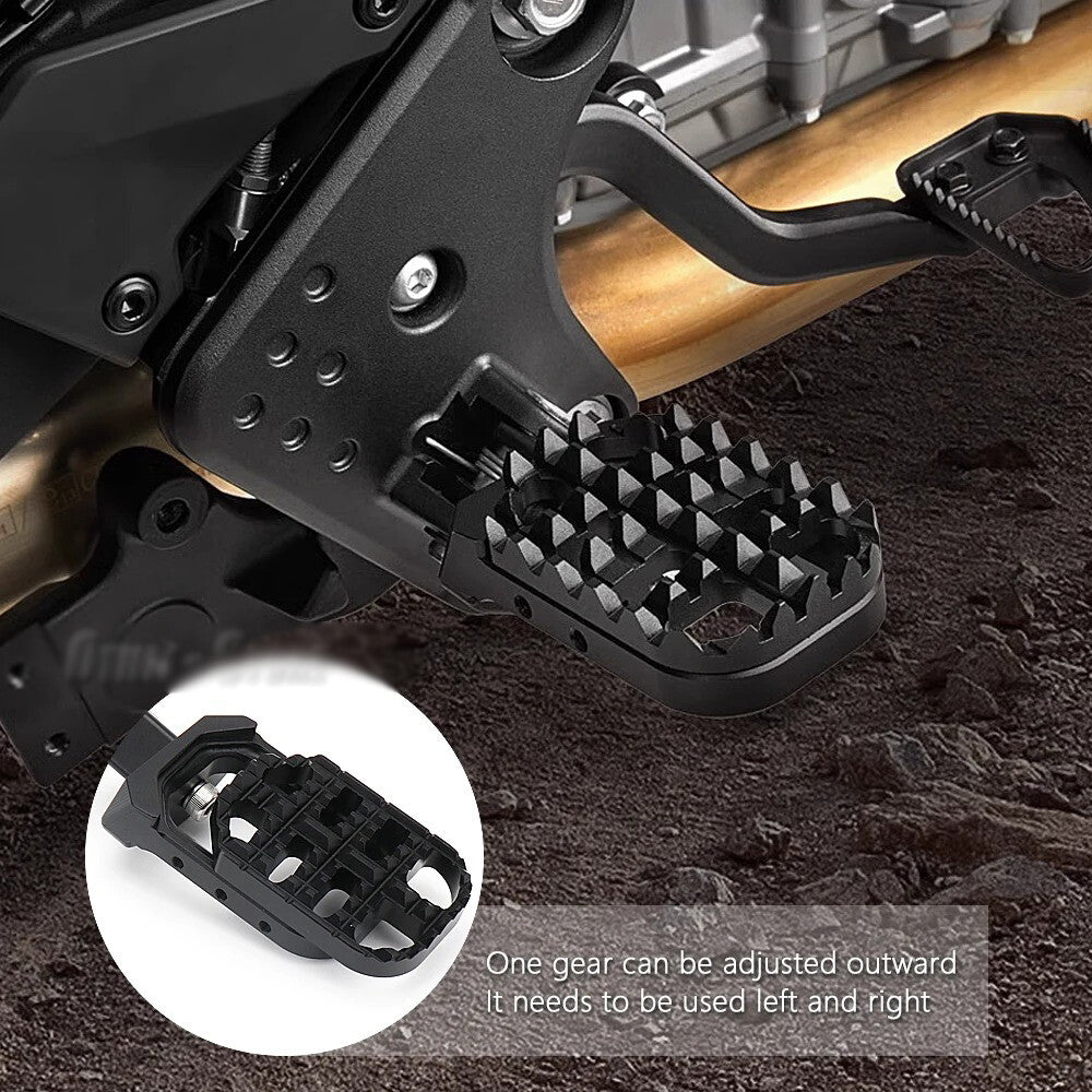 CNC Front Footrest Adjustable Extend Foot Pegs Foot Rest For CFMOTO 800MT 800 MT