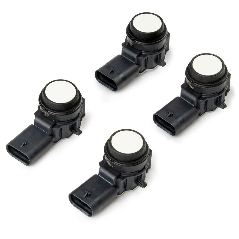 4PCS White Bumper PDC Parking Sensor 66209261587 for BMW F20 F22 F30 F31 F84 F80