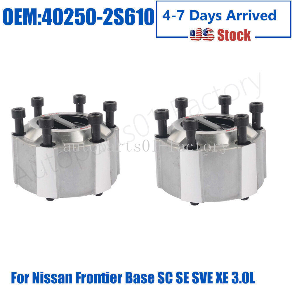 1Pair Wheel Manual Lock Hubs 40250-2S610 for Nissan D21 Base/SE/XE 1990-2004