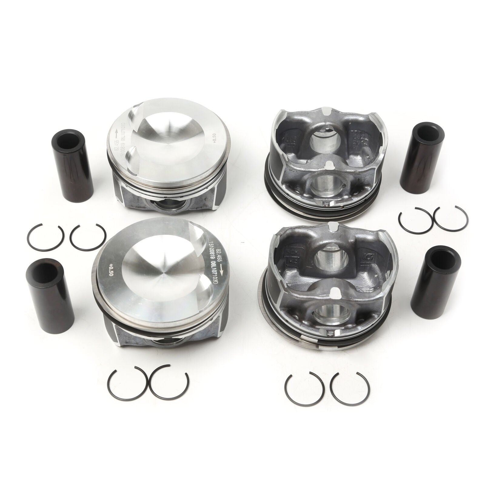 Pistons Rings 83.01mm +0.50mmOversized Fit for A5 A3 for A4 TT 2.0T 06H 107065DD