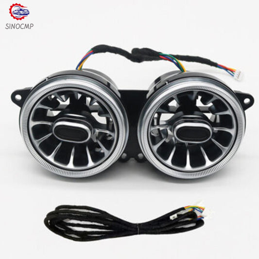 7/64 Colors Rear Air Vent LED Ambient Light For 2014-2020 for Mercedes-Benz S W222