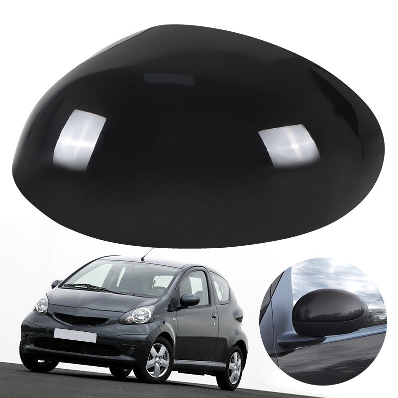 Left Driver Side Mirror Cover Cap Fit for Toyota AYGO 107CC for Citroen C1 2006-2014