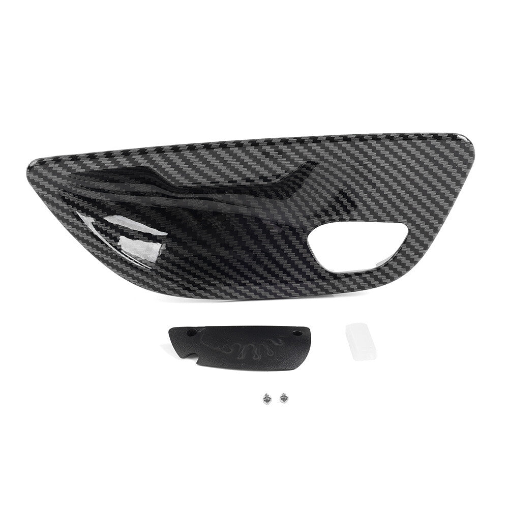 Carbon Fiber Style Door Handle Bowl Cover for BMW 5 Series F10 F11 2011-2017
