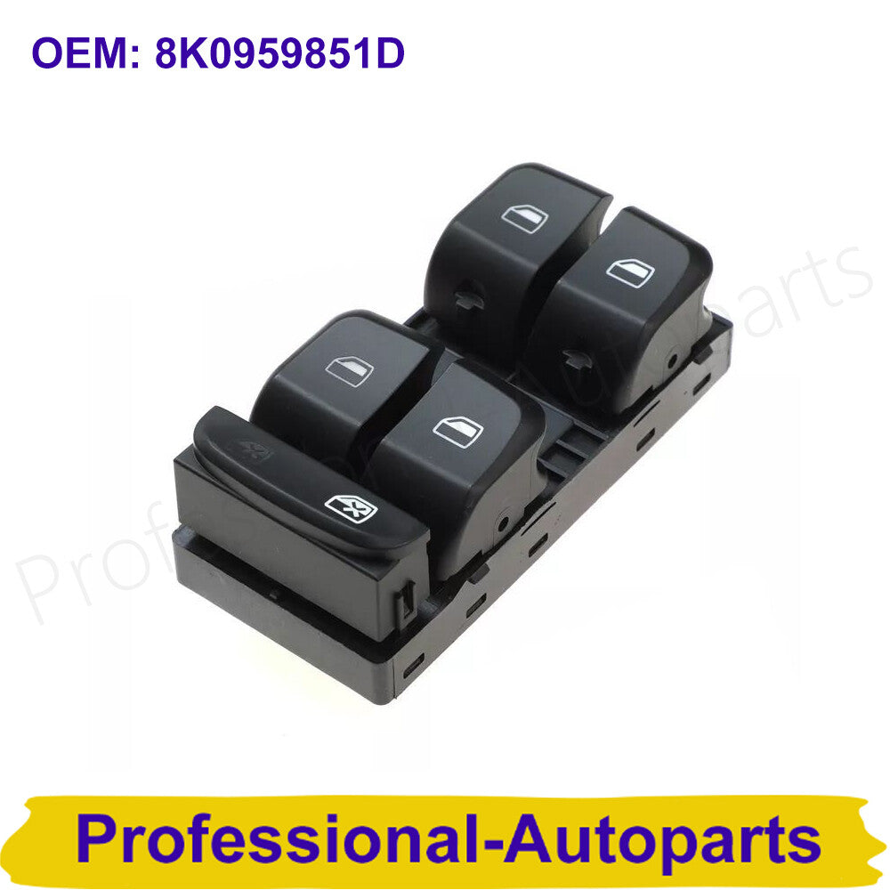 8K0959851D Car Window Control Switch Button for Audi A5 A4 Q5 8KD 959 851