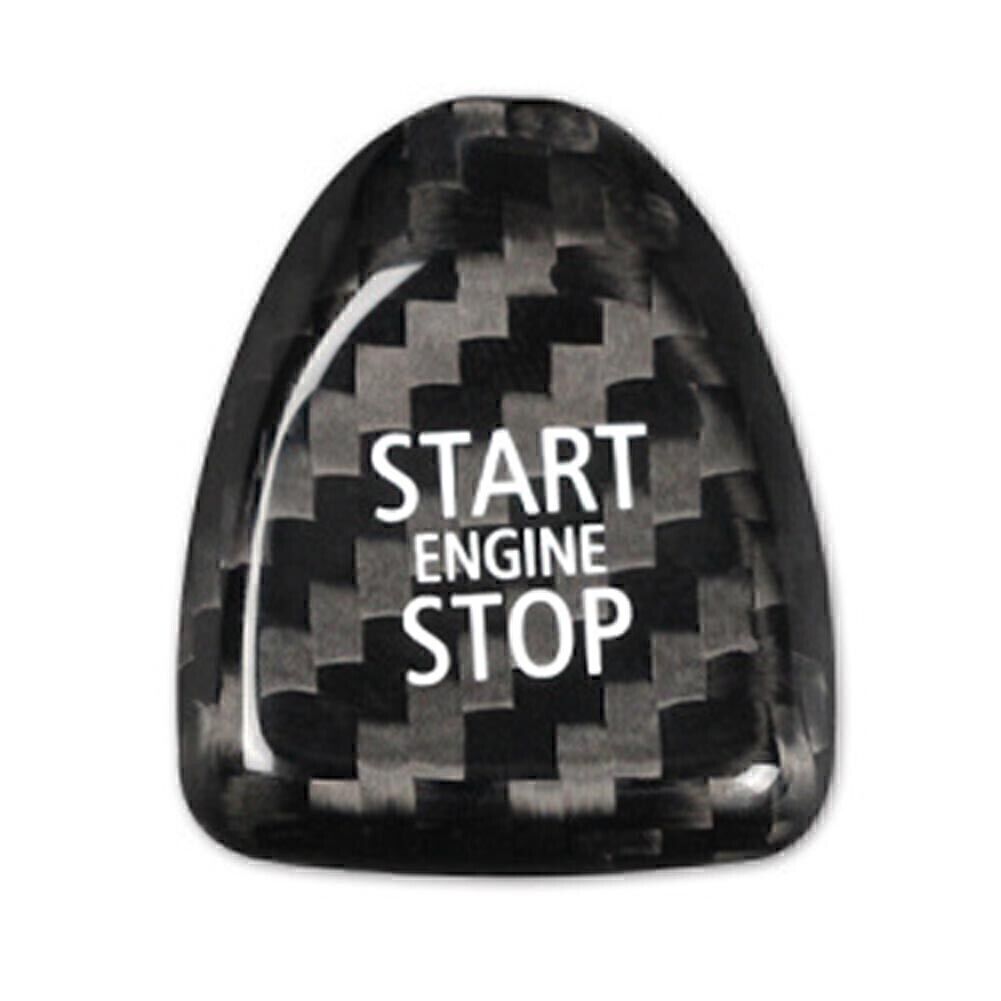Black Carbon Keyless Start Button Cover Fit for BMW for Mini Cooper F Model F54 F55 F56