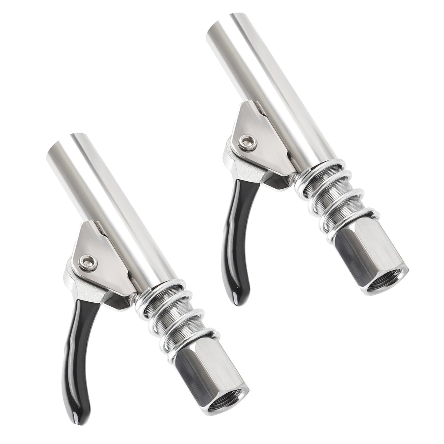 Silver+Black Oil Injection Nozzles For All SAE and Zerk Metric Accessories