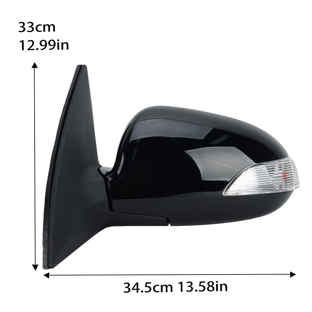 F¨¹r for Hyundai I30 FD 2007-2012 Spiegelglas Au?enspiegel Mit Heizung Blinker Links