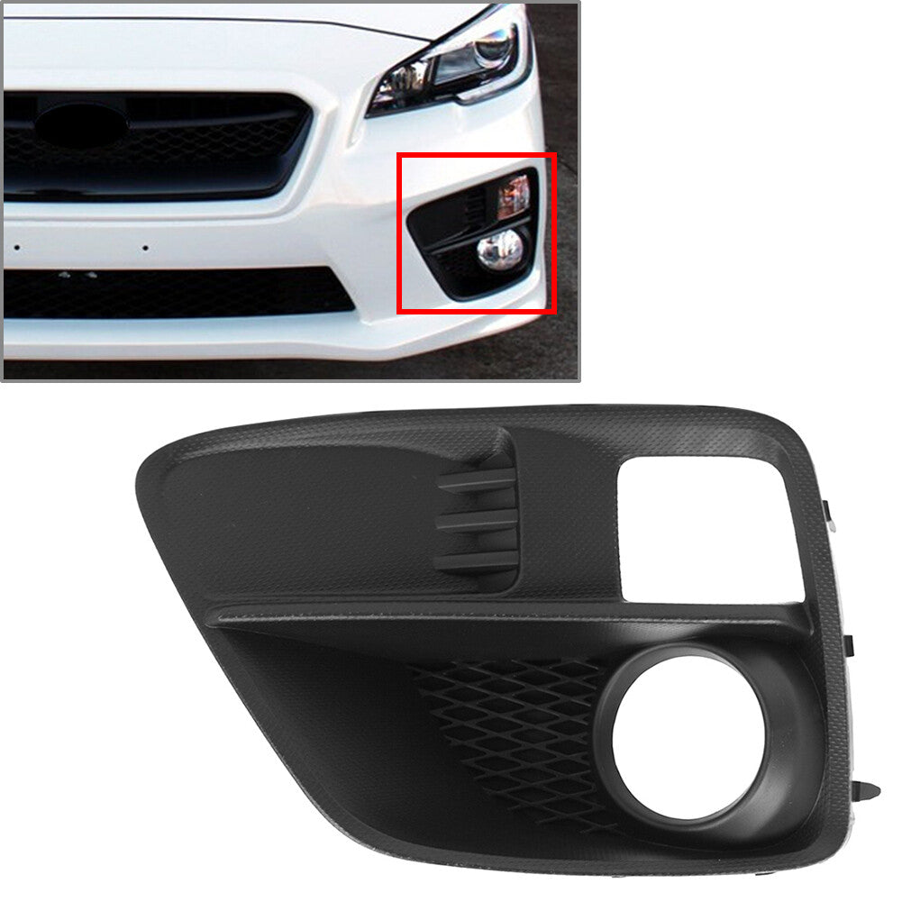 Honeycomb Front Bumper Fog Light Bezel Cover Left Fit for Subaru WRX STI 2015-2017
