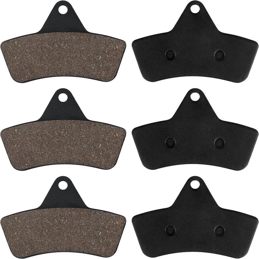 Front Rear Brake Pads for Arctic Cat 400 500 250 300 2X4 4X4 1998 1999 2000 2001