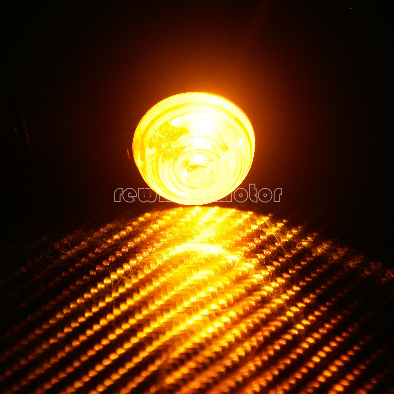 2 Pairs Turn Signal Indicator Flasher Light Fit for Harley Bobber Chopper Matte