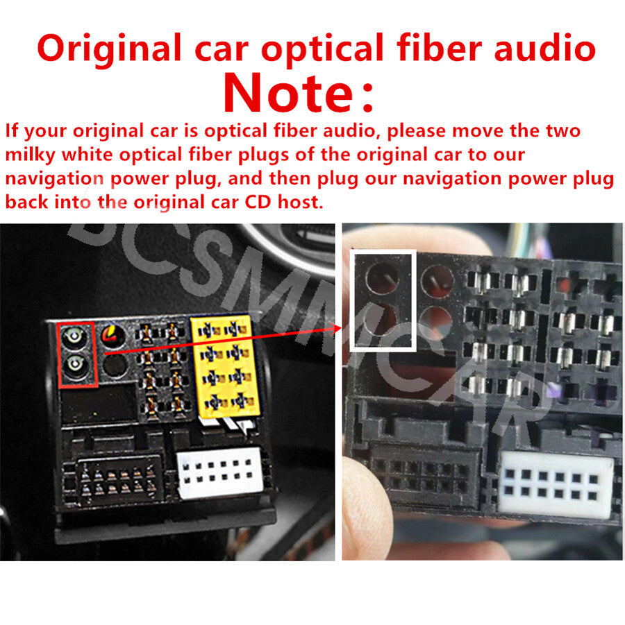 For Apple CarPlay Car Radio Stereo Fit for Mercedes Benz C Class W204 2007-2010