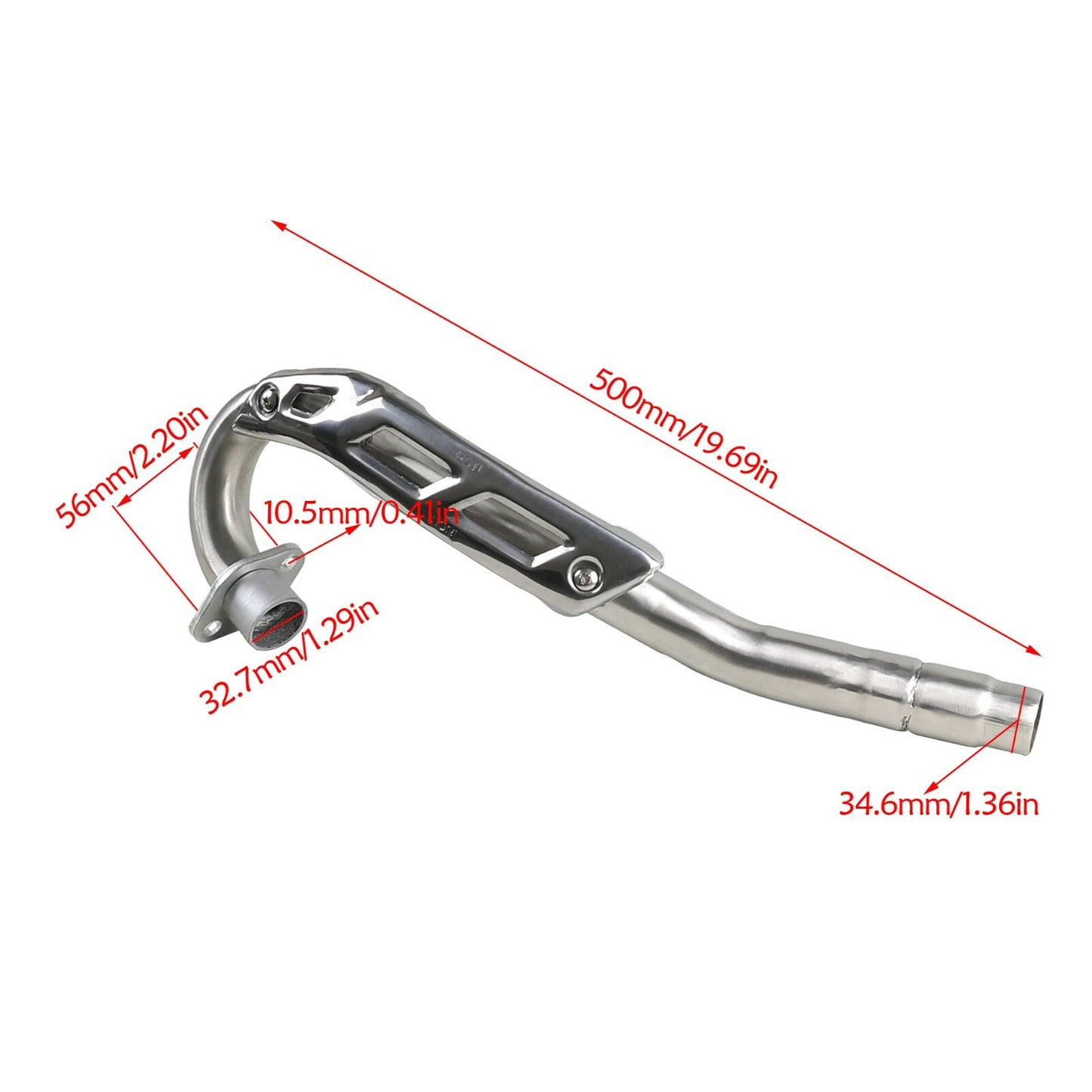 35mm exhaust muffler pipe for CRF XR KLX 150cc 200cc 250cc bicycles and motorcycles