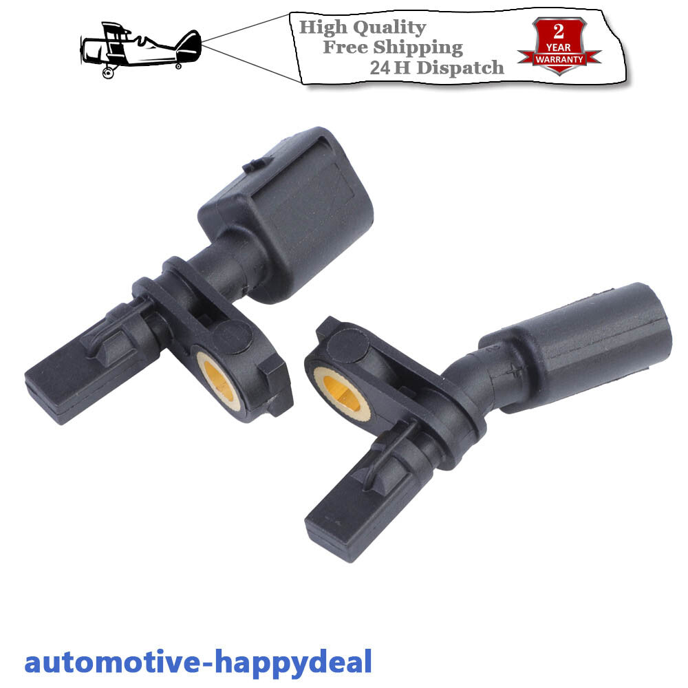2X ABS WHEEL SPEED SENSOR FRONT RIGHT + LEFT for VW for AUDI for SEAT for SKODA
