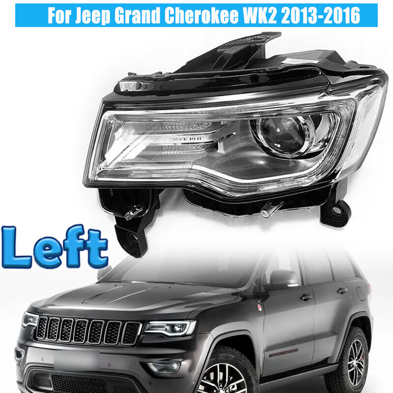 Left Side Headlamp Headight Assembly For 2013-2016 for Jeep Grand Cherokee WK2