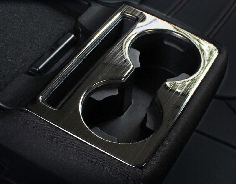 for Mazda CX-5 2017-2021 Black Titanium Car Rear Drinking Glass Panel Cover Trim