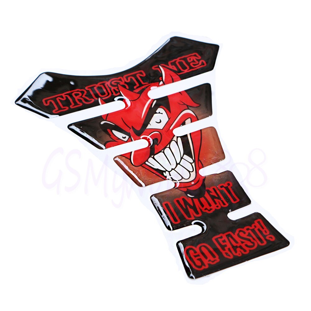Tank Pad Devil Decal Stickers Emblem Fit for Z400 Z650 Z900 Z800 W650 W800 ZH2