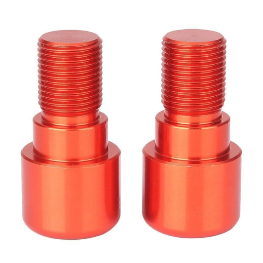 for Yamaha YZF R6 1999-05 YZF R6S 2006-12 18mm Handle Bar End Grips Plug Orange
