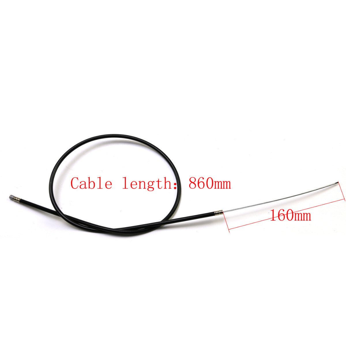 2-piece front brake cable for 2-stroke 47cc 49cc for mini four-wheeled bicycles/scooters - dirt