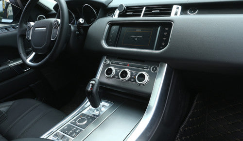 Car Silver AC Volume knob Ring Cover Trim for Land Rover Range Sport 2014-2017
