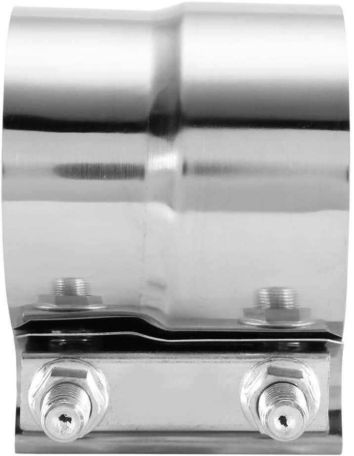 2.5In Stainless Steel Butt Joint Band Exhaust Clamp Sleeve for Muffler Downpipe