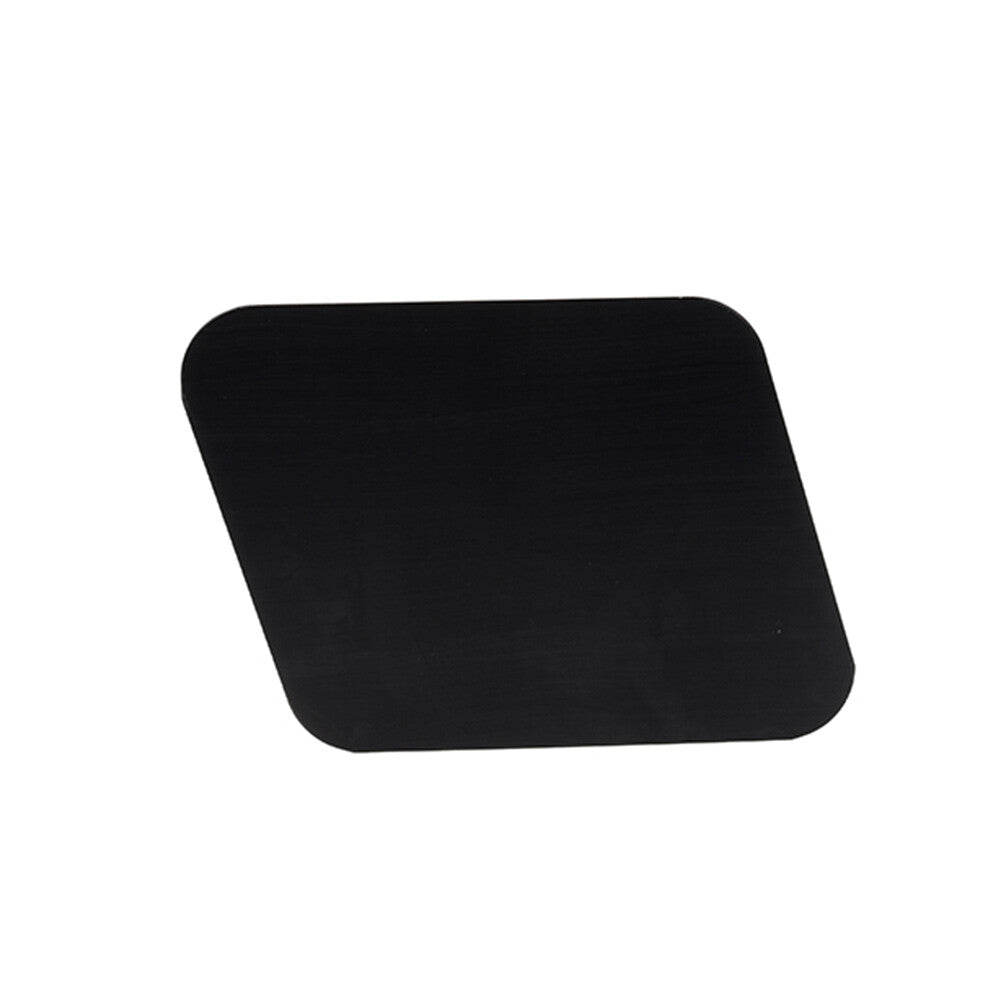 Motorcycle DIY license Number Plate Parallelogram 2.5mm Aluminum Black