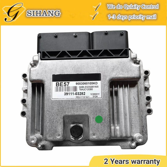 Car Engine Computer Board ECU Fit for Kia BE57 39111-03282 Meg17.9.12.1